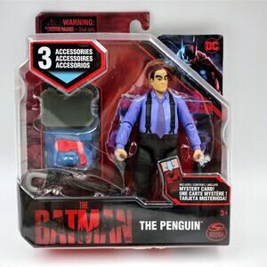 The Batman Penguin 2022 Spin Master DC 4” Action Figure New in Package